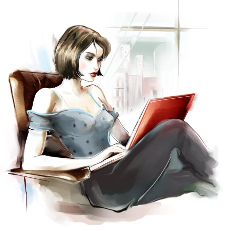 Рисунки женщин