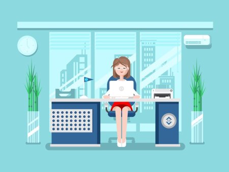 Офис иллюстрация