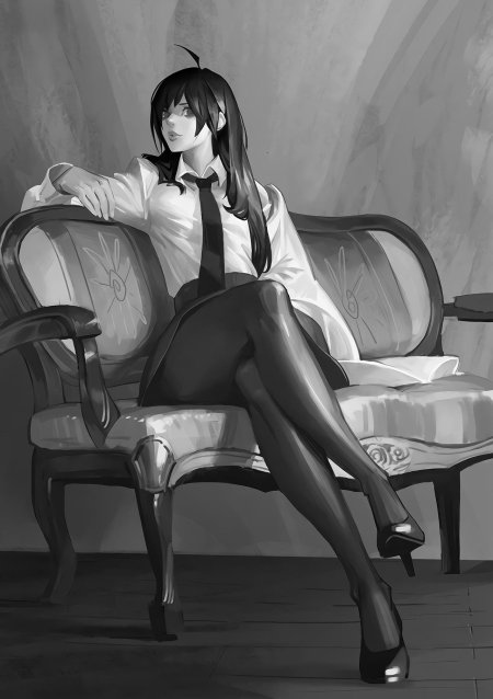 Аниме девушка строгая