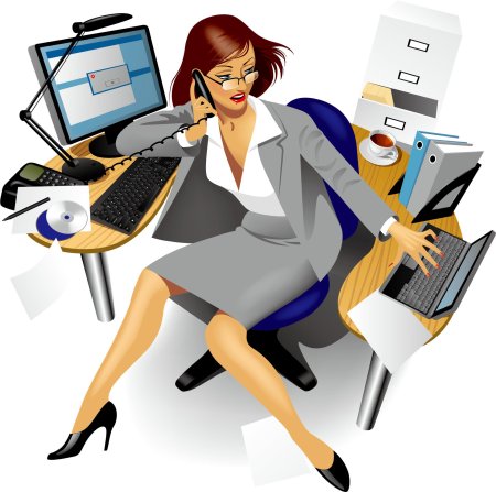 Бухгалтер иллюстрация