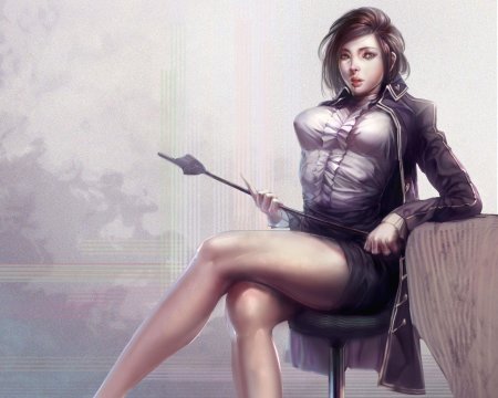 Девушка арт