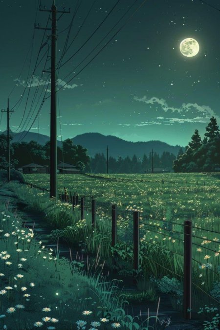 Аниме природа