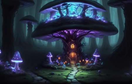 Магический лес обои