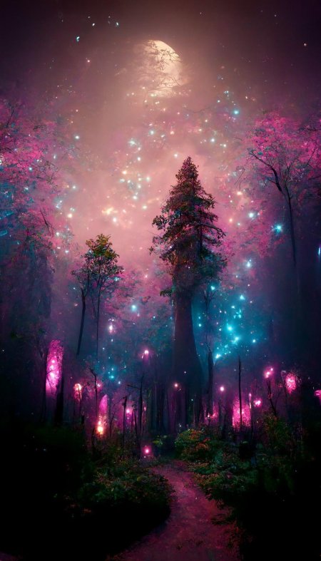 Фэнтези лес