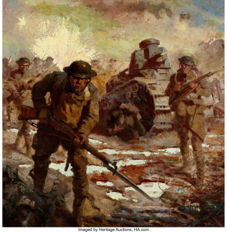 Первая мировая окопная война арт