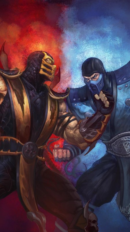 Скорпион против саб зиро мортал комбат