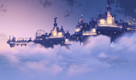 Биошок инфинити летающий город