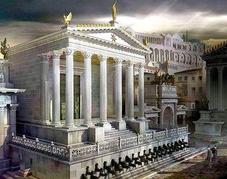 Рим храм диоскуров реконструкция