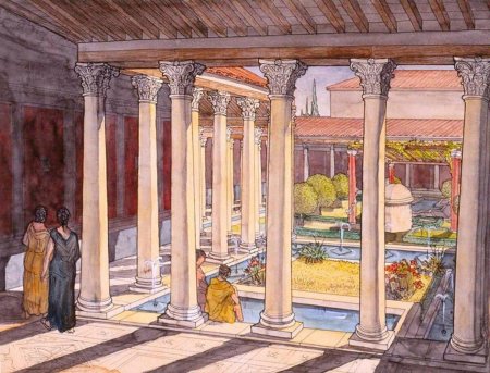 Перистиль в древнем риме