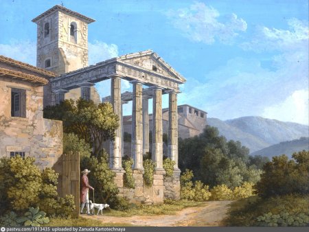Юбер робер античный храм