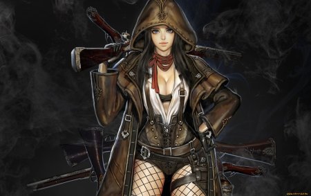 Девушка с мушкетом