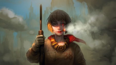 Девушка маньячка арт