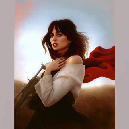 Саша джоли пулеметчица