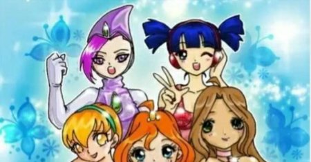 Винкс в стиле аниме