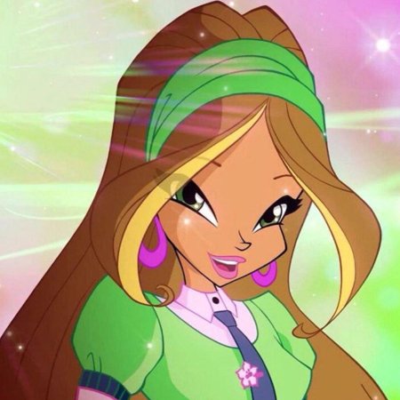 Портрет флоры из винкс