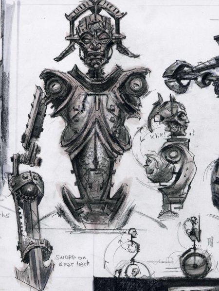 Референс стимпанк робот