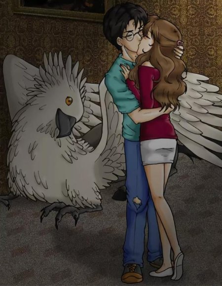 Гарри поттер и гермиона грейнджер любовь арт