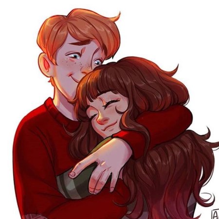 Гарри поттер рон и гермиона