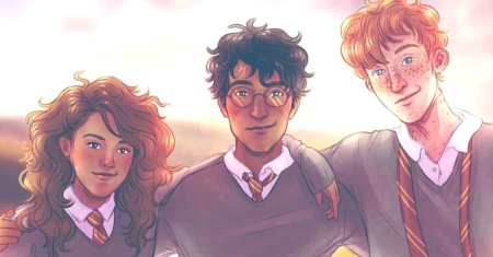 Гарри поттер золотое трио