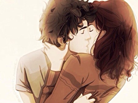 Гарри и гермиона поцелуй арт