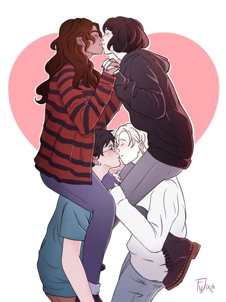 Гарри поттер панси и гермиона