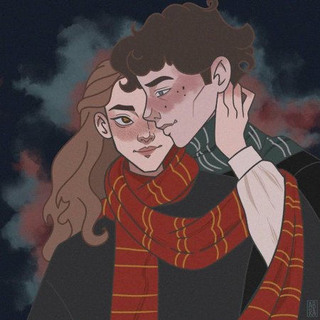 Гарри поттер рон уизли и гермиона грейнджер арт