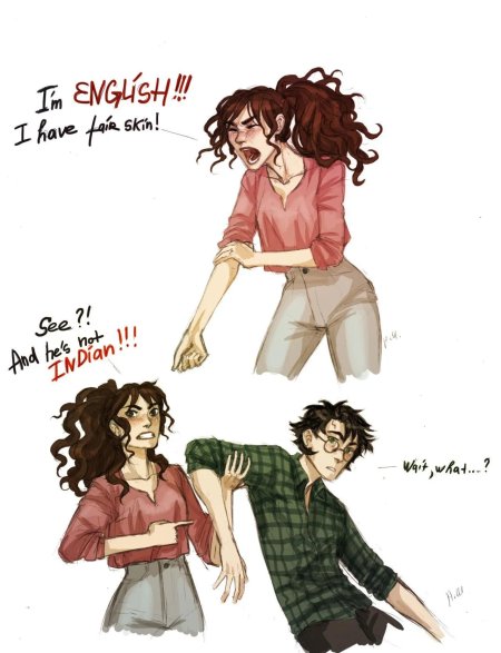 Гарри поттер и гермиона грейнджер арт