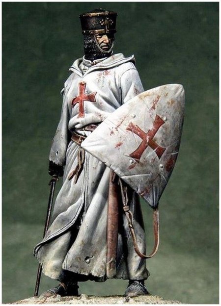 Тамплиер рыцарь миниатюра /