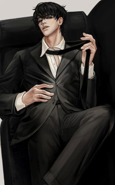 Аниме парень из мафии