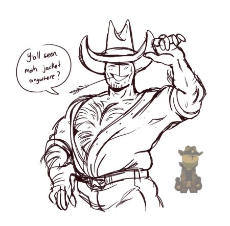 Шериф рисунок