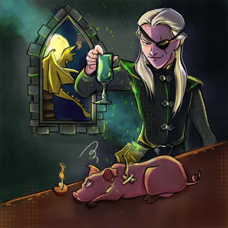 Абраксас малфой арт