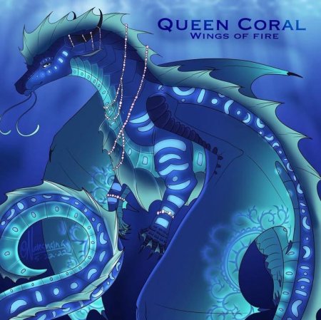 Queen coral wings of fire