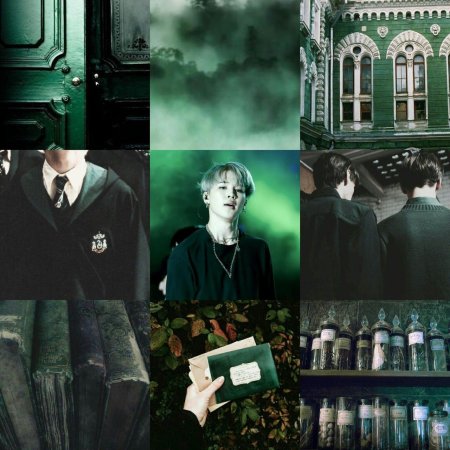 Эстетика гарри поттера слизерин