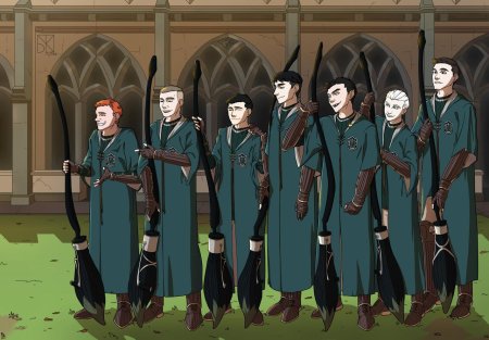 Гарри поттер квиддич слизерин