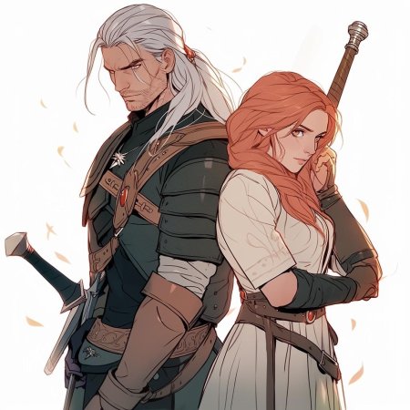 Геральт и трисс