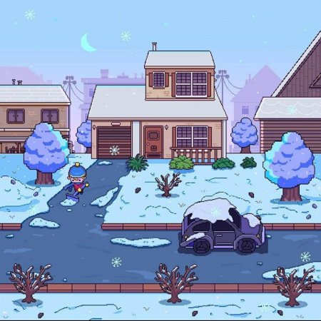 Пиксельная зима