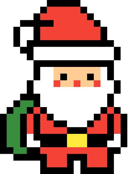 Рисунок по клеточкам новогодние