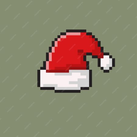 Pixel santa