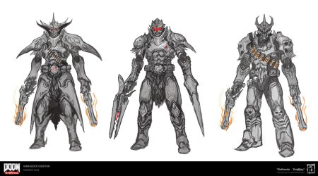 Doom eternal мародер концепт