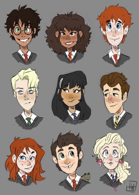 Гарри поттер персонажи арты