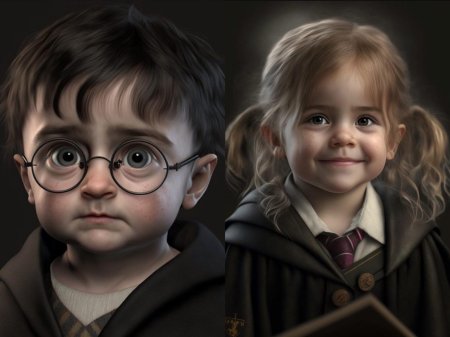 Гарри поттер нейросеть дети