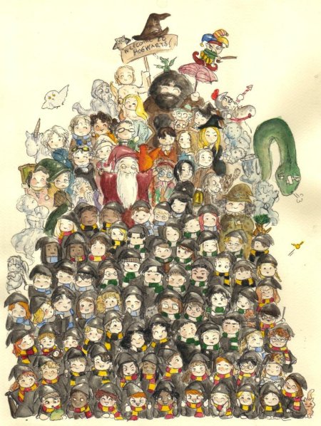 Иллюстрации гарри поттер