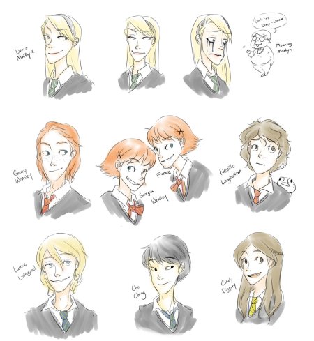 Персонажи гарри поттера гендер бендер