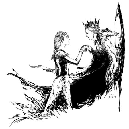 Равенна злая королева арт