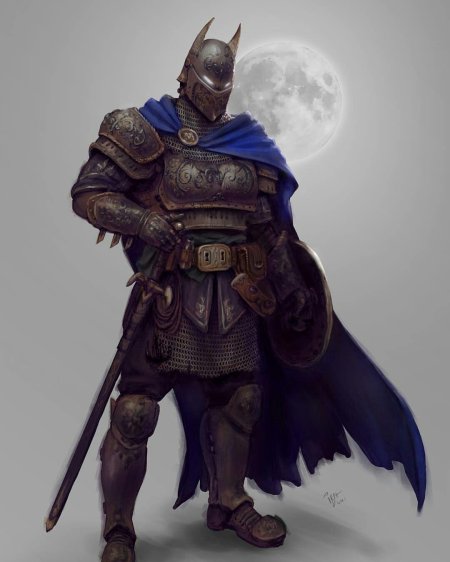 Бэтмен средневековый рыцарь