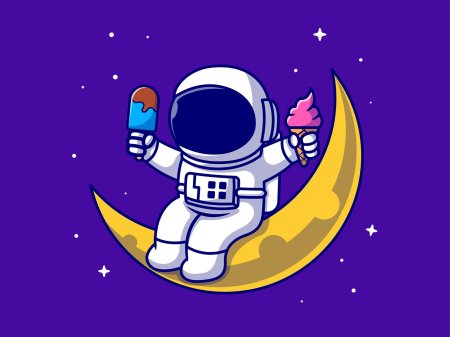 Космонавт мультяшный