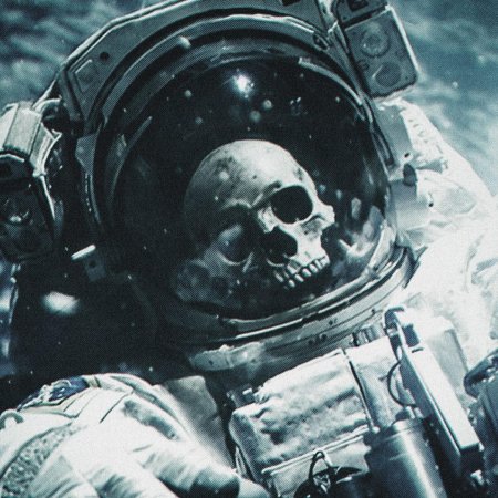 Скелет в скафандре