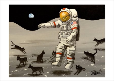 Кот космонавт