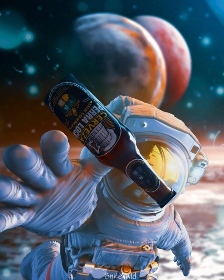 Космонавт carlsberg