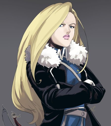 Стальной алхимик оливия армстронг